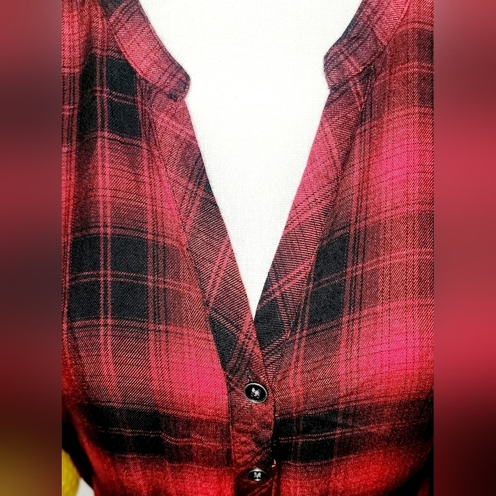 Knox Rose Buffalo Shirt Dress - Picture 3 of 7